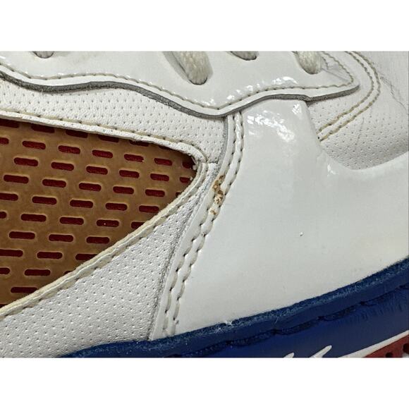 Jordan 5 Fusion Varsity Red Blue Ribbon 318608 162 Mens Size 12 Varsity - Picture 5 of 11